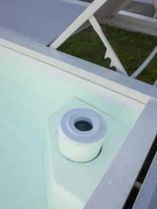 Genérico Piscinas y spas Piscina Mariposa con Tumbonas GRE - Set Familiar Premium - Imagen 4