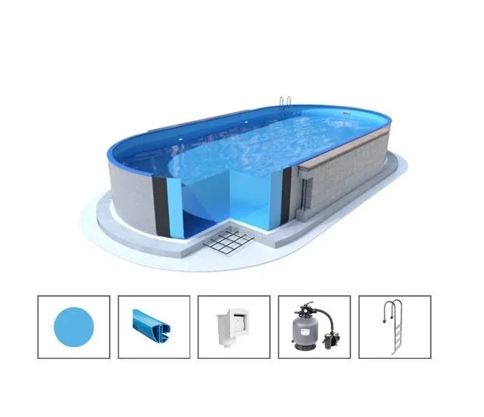 download - 2026-07-21T100156.928 Piscina enterrada ovalada Ibiza (4,16 x 10 x 1,50 m) – kit completo con filtro de arena - Imagen 1