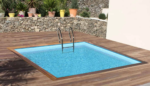 Piscina de madera GRE Carra 3,05 x 3,05 x 1,19 m - Imagen 3