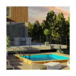 Piscina de madera GRE Carra 3,05 x 3,05 x 1,19 m - Imagen 5