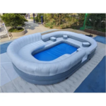 Sofá tumbona inflable para piscina o lago – 6 x 4 x 1,2 m - Imagen 4