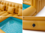 Sofá inflable modular para piscina – Forma personalizable – Ideal para relajarse al aire libre - Imagen 3