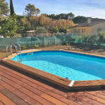 Piscina de madera Sunwater 300 x 490 Ubbink - Imagen 3