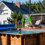 Piscina elevada de madera Aqua 4,65 x 2,85 m - Imagen 5