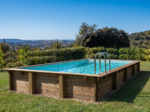 Kit de piscina de madera rectangular Habitat & Jardin "Tampa 145" – 7,20 x 4,20 x 1,44 m