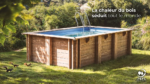 Piscina de madera GRE Papaya 5,20 x 3,20 x 1,33 m - Imagen 2