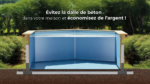 Piscina de madera GRE Papaya 5,20 x 3,20 x 1,33 m - Imagen 5