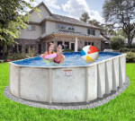 Kit de piscina elevada Coastal ovalada de 15' x 30' y 52" de altura - Imagen 3