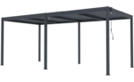 Pérgola bioclimática 3x6m Lamas de aluminio y acero - Imagen 6