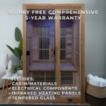 Sauna de infrarrojos para interiores Rylan – Para 2 personas - Imagen 7