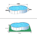 Piscina de acero GRE Varadero – 520 x 350 x Al. 122 cm - Imagen 6