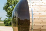 Sauna de madera tradicional para exteriores Saunaones (modelo Barrel Sauna Serenity Nature Air 4) - Imagen 4