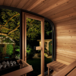 Sauna tipo cubo para exteriores SaunaLife modelo CL5G para 4 personas - Imagen 6