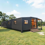Cabaña modular plegable y ampliable tipo contenedor de 30 pies, con 2 dormitorios y baño completo; pequeña vivienda portátil equipada para patio - Imagen 3