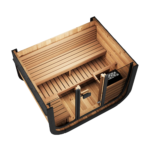 Sauna tipo cubo para exteriores SaunaLife modelo CL5G para 4 personas - Imagen 4