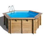 Piscina de madera Gre Vanille 2