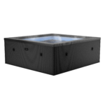 Jacuzzi cuadrado de espuma Wave Garda para 4 a 6 personas