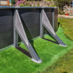 Piscina de acero Gre Louko ovalada gris antracita 6,34 x 3,99 x 1,22 m - Imagen 3