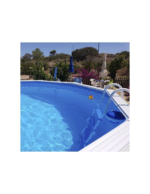 Piscina elevada ovalada Mallorca - Imagen 2