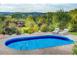 Piscina ovalada de acero Ibiza (para instalar enterrada o semienterrada) con pared de 0,6 mm y liner - Imagen 4